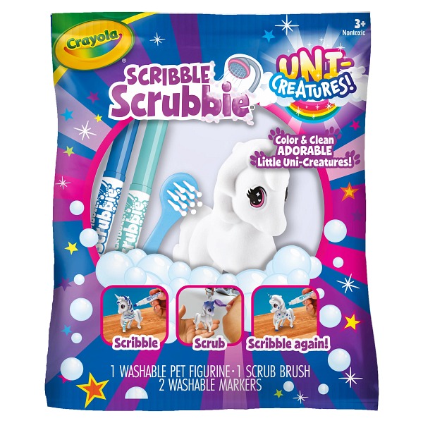 Real Crayola Scribble Scrubbie Uni-Creature single blind-pack photograph